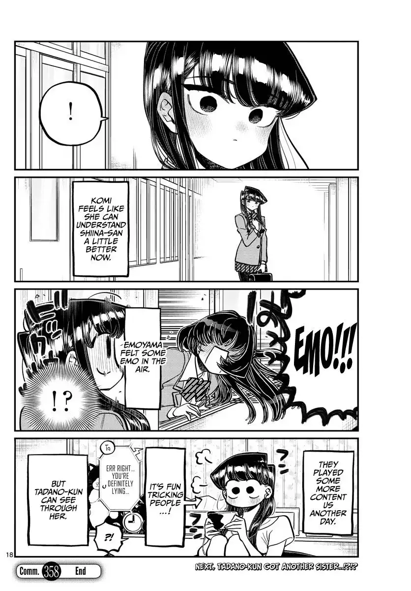 Komi-san wa Komyushou Desu Chapter 358 18